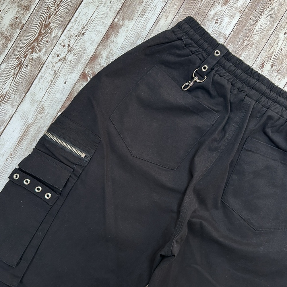 Maniere De Voir Black Cargo Joggers - Picture 14 of 16